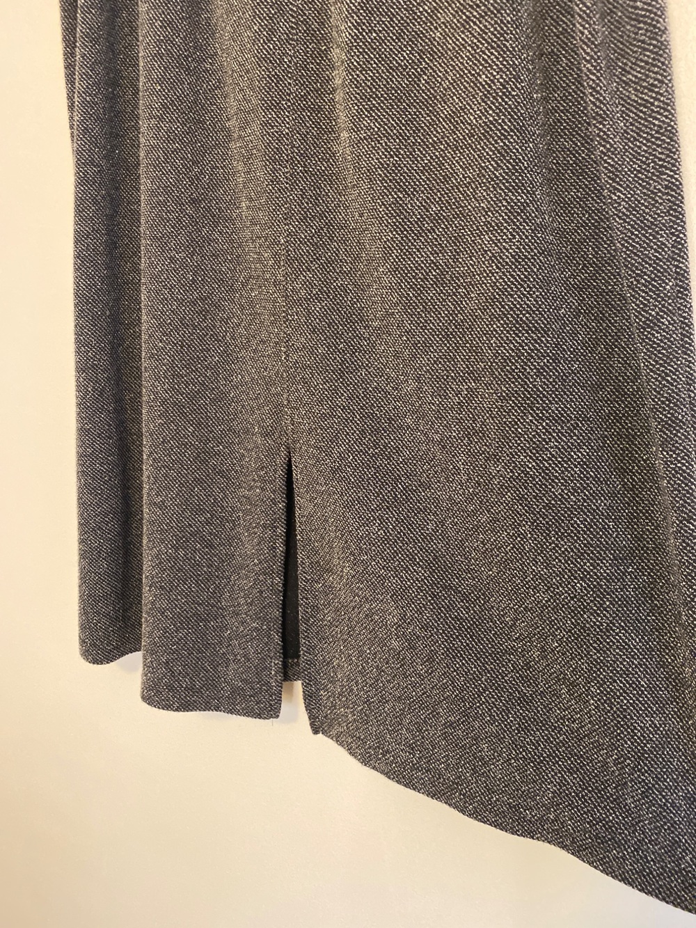 Vintage Jaclyn Smith Classic Women's Gray Herringbone Midi Skirt Size 1X - Picture 2 of 5